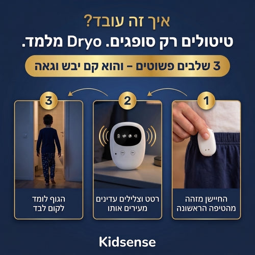 Dryo – הפתרון להרטבה בלילה
